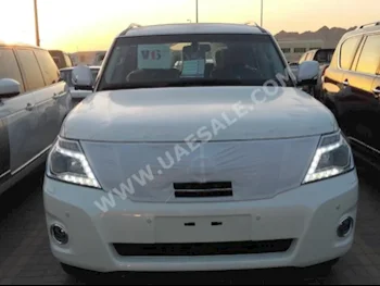 Cars For Sale Nissan  Patrol  Platinum  0  White  Sedan  Tiptronic  4WD  Leather  2017  6  Yes  Gasoline
