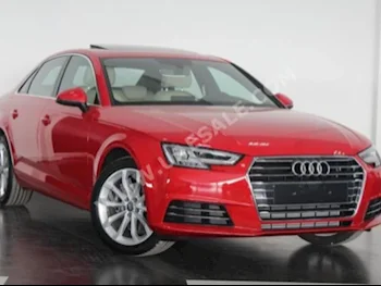Cars For Sale Audi  A4  30,000  Red  Sedan  Automatic  RWD  Leather  2016  4  Yes  Gasoline