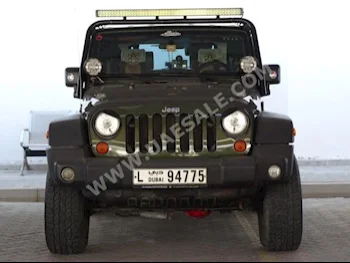 Cars For Sale Jeep  Wrangler  Sport  93,000  Olive Green  SUV  Automatic  4WD  Cloth  2009  6  No  Gasoline