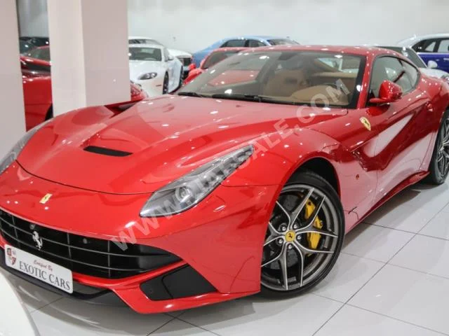 Cars For Sale Ferrari  F12 Berlinetta  8,377  Red  Coupe / Sport  F-1  RWD  Leather  2015  12  No  Gasoline