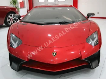 Cars For Sale Lamborghini  Aventador  SV  5,621  Maroon  Coupe / Sport  F-1  AWD  Leather  2016  12  No  Gasoline
