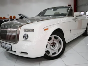 Cars For Sale Rolls-Royce  Phantom  Drophead  23,460  White  Convertible  Automatic  AWD  Leather  2008  12  Sky Star  Gasoline