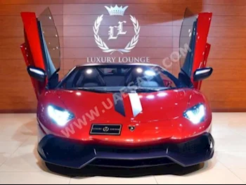 Cars For Sale Lamborghini  Aventador  LP 700-4  9,300  Red  Convertible  F-1  AWD  Leather  2015  12  No  Gasoline
