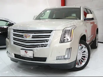 Cars For Sale Cadillac  Escalade  Platinum  0  Gold  SUV  Automatic  4WD  Leather  2017  8  Yes  Gasoline