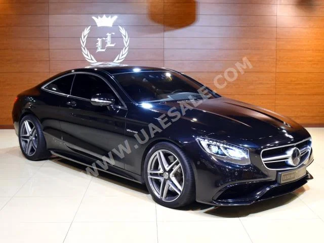 سيارات للبيع مرسيدس - بنز  اس - كلاس  63 AMG  52,000  أزرق غامق  كوبيه \ سبورت  اتوماتك  دفع كلي مستمر  جلد  2015  8  كلا  بنزين