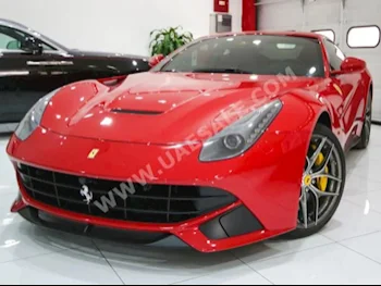 Cars For Sale Ferrari  F12 Berlinetta  8,625  Red  Coupe / Sport  F-1  RWD  Leather  2016  12  No  Gasoline