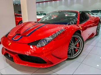Cars For Sale Ferrari  458  Speciale Aperta  789  Red  Convertible  F-1  RWD  Leather  2014  8  No  Gasoline