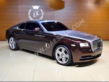 Cars For Sale Rolls-Royce  Wraith  18,500  Maroon  Coupe / Sport  Automatic  AWD  Leather  2014  12  Yes  Gasoline