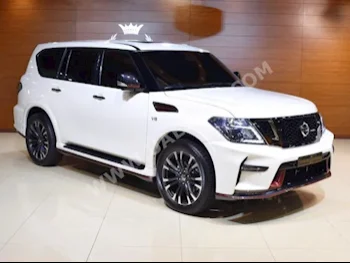 Cars For Sale Nissan  Patrol  Nismo  2,700  White  SUV  Automatic  4WD  Leather  2017  8  Yes  Gasoline