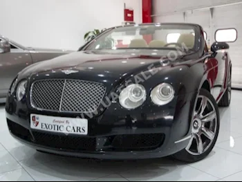 Cars For Sale Bentley  Continental  GTC  75,000  Dark Blue  Convertible  Automatic  AWD  Leather  2007  12  No  Gasoline