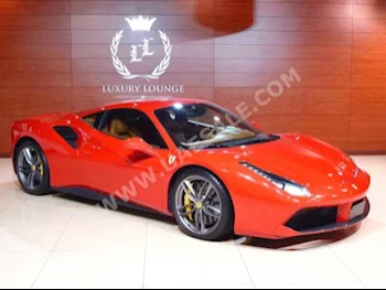 Cars For Sale Ferrari  488  GTB  5,300  Red  Coupe / Sport  F-1  RWD  Leather  2016  8  No  Gasoline