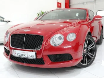 Cars For Sale Bentley  Continental  GT V8  49,447  Red  Coupe / Sport  Automatic  RWD  Leather  2013  8  No  Gasoline