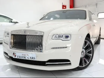 Cars For Sale Rolls-Royce  Wraith  8,528  Off White  Coupe / Sport  Automatic  AWD  Leather  2017  12  Sky Star  Gasoline