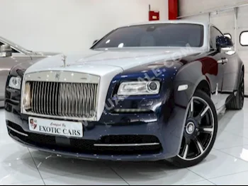 Cars For Sale Rolls-Royce  Wraith  25,000  Blue  Coupe / Sport  Automatic  AWD  Leather  2015  12  Sky Star  Gasoline