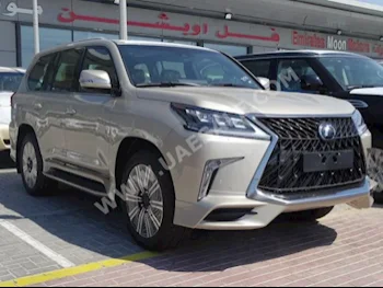 سيارات للبيع لكزس  ال اكس  570  0  ذهبي  اس يو في  اتوماتك  دفع رباعي  جلد  2018  8  نعم  بنزين