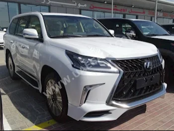 سيارات للبيع لكزس  ال اكس  570 اس  0  أبيض  اس يو في  اتوماتك  دفع رباعي  جلد  2018  8  نعم  بنزين