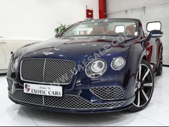 Cars For Sale Bentley  Continental  GTC  13,527  Dark Blue  Convertible  Automatic  AWD  Leather  2016  12  No  Gasoline