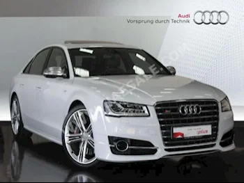 Cars For Sale Audi  S  8  42,341  White  Sedan  Tiptronic  RWD  Leather  2015  8  Yes  Gasoline