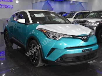 Cars For Sale Toyota  C-HR  0  Turquoise  Hatchback  Automatic  FWD  Cloth  2018  4  No  Gasoline