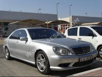 Cars For Sale Mercedes-Benz  S-Class  55 AMG  86,000  Silver  Sedan  Automatic  RWD  Leather  2003  8  Yes  Gasoline