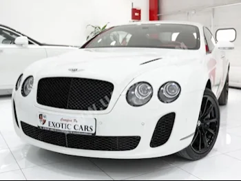 Cars For Sale Bentley  Continental  GT Super Sport  64,990  White  Coupe / Sport  Automatic  AWD  Leather  2011  12  No  Gasoline