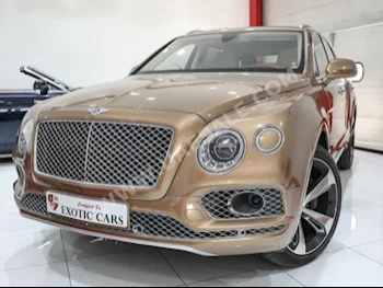 Cars For Sale Bentley  Bentayga  First Edition  25,961  Gold  SUV  Automatic  4WD  Leather  2014  12  Panorama  Gasoline