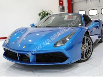 Cars For Sale Ferrari  488  Spider  10,576  Blue  Convertible  F-1  RWD  Leather  2016  8  No  Gasoline