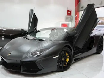 Cars For Sale Lamborghini  Aventador  LP 700-4  19,000  Black Matte  Coupe / Sport  F-1  RWD  Leather  2013  12  No  Gasoline