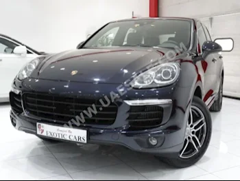 Cars For Sale Porsche  Cayenne  S  70,000  Dark Blue  SUV  Automatic  4WD  Leather  2015  6  Panorama  Gasoline