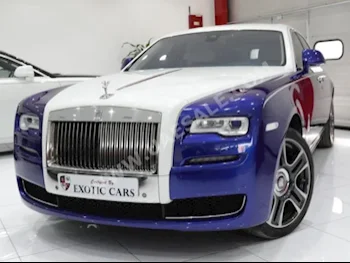 Cars For Sale Rolls-Royce  Ghost  Series 2  13,567  Blue&White  Sedan  Automatic  AWD  Leather  2016  12  Sky Star  Gasoline