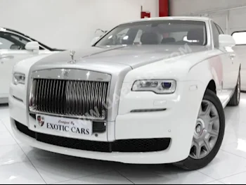Cars For Sale Rolls-Royce  Ghost  Series 2  19,376  White&Silver  Sedan  Automatic  AWD  Leather  2016  12  Panorama  Gasoline