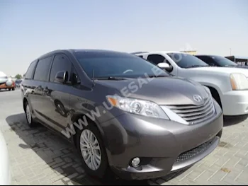 Cars For Sale Toyota  Sienna  XLE  92,000  Gray  Van / Bus  Automatic  FWD  Cloth  2013  6  Yes  Gasoline