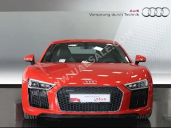 Cars For Sale Audi  R8  Quattro V10  2,288  Red  Coupe / Sport  Tiptronic  RWD  Leather  2017  10  No  Gasoline