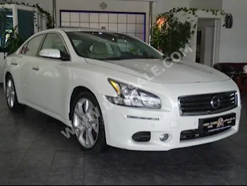 Cars For Sale Nissan  Maxima  No.1  51,000  White  Sedan  Automatic  FWD  Leather  2015  6  Yes  Gasoline