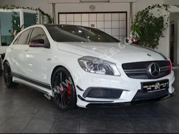 Cars For Sale Mercedes-Benz  A-Class  45 AMG Black Deries  61,000  White  Hatchback  Tiptronic  AWD  Leather  2014  4  Panorama  Gasoline