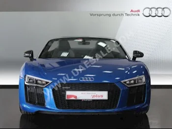 Cars For Sale Audi  R8  Spyder  3,500  Blue  Convertible  Tiptronic  RWD  Leather  2017  10  No  Gasoline