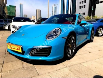 Cars For Sale Porsche  911  Carrera  9,000  Sky Blue  Coupe / Sport  Automatic  RWD  Leather  2017  6  Panorama  Gasoline