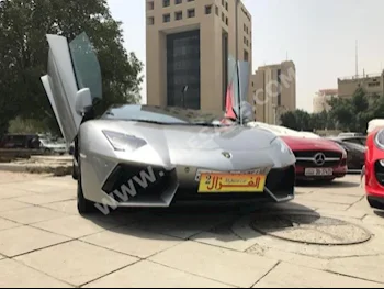 Cars For Sale Lamborghini  Aventador  Roadster  29,000  Silver  Coupe / Sport  F-1  RWD  Leather  2015  12  Sky Star  Gasoline