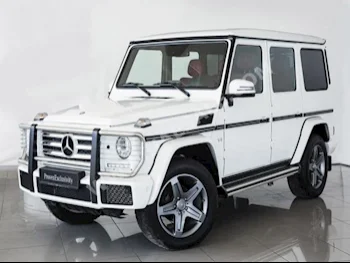 Cars For Sale Mercedes-Benz  G-Class  500  10,103  White  SUV  Automatic  4WD  Leather  2016  8  Yes  Gasoline