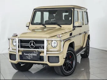 Cars For Sale Mercedes-Benz  G-Class  65 AMG  10,499  Beige  SUV  Automatic  4WD  Leather  2017  8  Yes  Gasoline