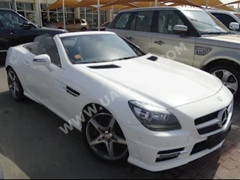 Cars For Sale Mercedes-Benz  SLK-Class  200  83,000  White  Convertible  Automatic  RWD  Leather  2015  4  No  Gasoline