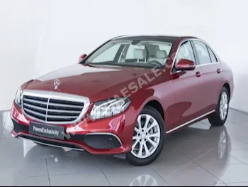Cars For Sale Mercedes-Benz  E-Class  200  23,808  Red  Sedan  Automatic  RWD  Leather  2017  4  Panorama  Gasoline