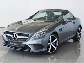 Cars For Sale Mercedes-Benz  SLC- Class  300  25  Gray  Convertible  Automatic  RWD  Leather  2017  6  No  Gasoline