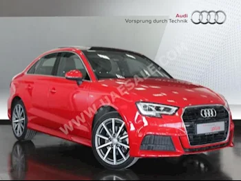Cars For Sale Audi  A3  TFSI  17,600  Red  Sedan  Automatic  RWD  Leather  2017  4  Yes  Gasoline