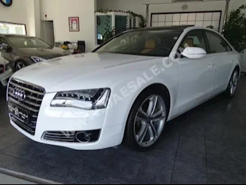 Cars For Sale Audi  A8  4.0  39,000  White  Sedan  Automatic  AWD  Leather  2014  6  Panorama  Gasoline