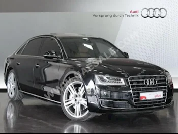 Cars For Sale Audi  A8  L  46,900  Black  Sedan  Automatic  RWD  Leather  2014  6  Panorama  Gasoline