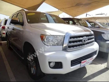 Cars For Sale Toyota  Sequoia  Limited  203,000  White  SUV  Automatic  4WD  Leather  2009  8  Yes  Gasoline
