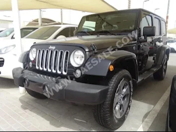 Cars For Sale Jeep  Wrangler  Sahara  12,000  Black  SUV  Automatic  4WD  Cloth  2017  6  No  Gasoline