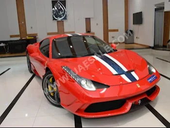 Cars For Sale Ferrari  458  Italia Special  0  Red  Coupe / Sport  F-1  RWD  Chamois  2015  8  No  Gasoline