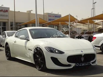 Cars For Sale Maserati  GranTurismo  Sport  108,000  White  Coupe / Sport  Automatic  RWD  Leather  2013  8  No  Gasoline